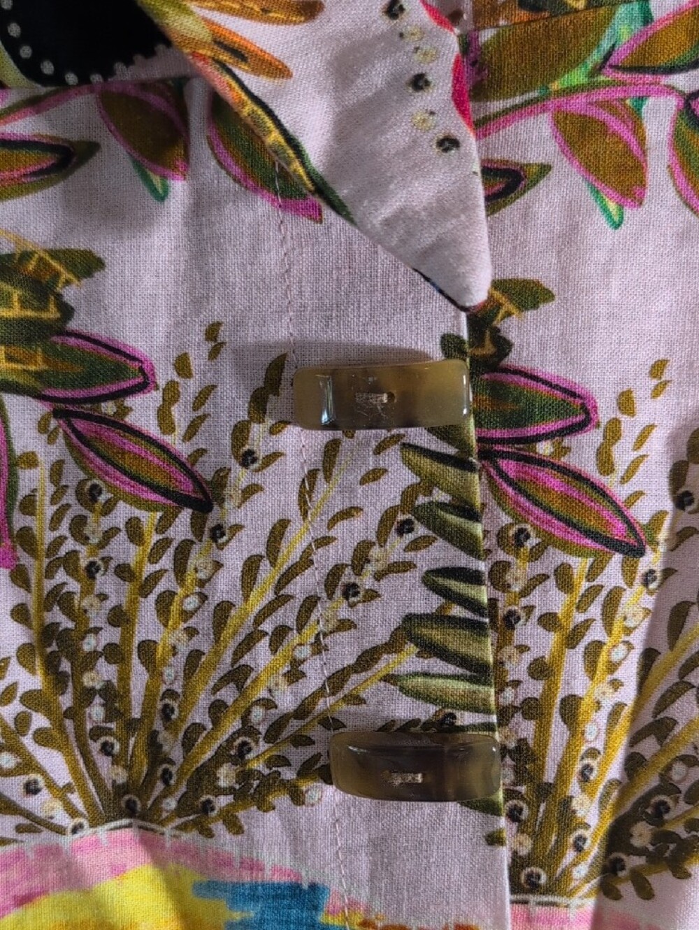 Farm Rio Into The Jungle Linen Blend Mini Dress - Picture 9 of 14
